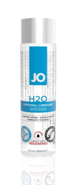 Согревающая смазка на водной основе System JO H2O WARMING (120мл) с экстрактом  перечной мяты