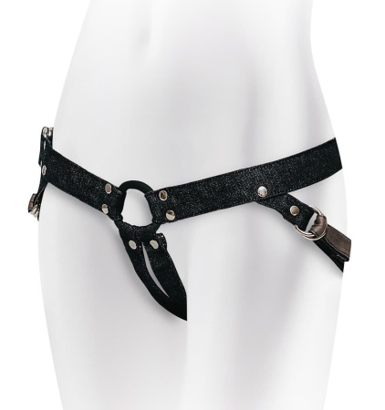 фото Джинсовые трусики для страпона Adrien Lastic - Lastic Strap-on