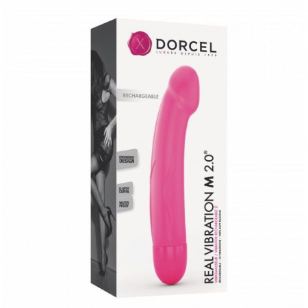 фото Вибратор Dorcel Real Vibration M Magenta 2.0, диам 3,7см, перезаряжаемый, для точки G