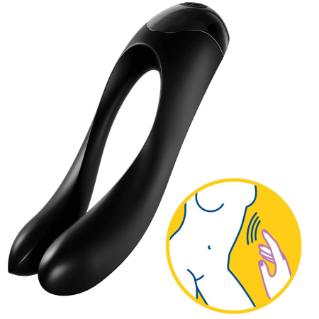 фото Вибратор на палец Satisfyer Candy Cane Black