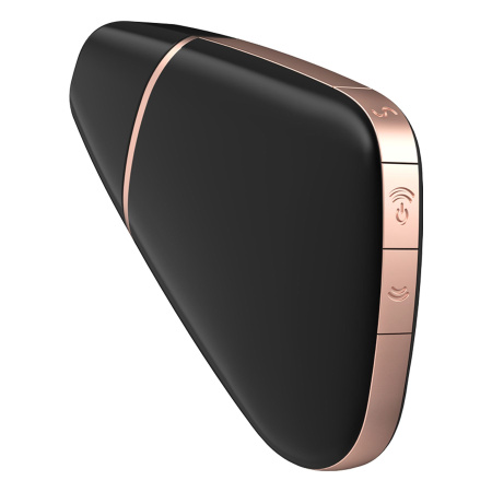 фото Вакуумный клиторальный стимулятор Satisfyer Love Triangle Black с управлением через интернет