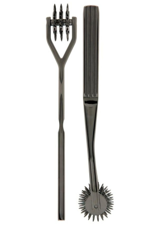 фото Колесо Вартенберга игольчатое на 3 ряда зубцов Doc Johnson Kink- Spike - Solid Metal Pinwheel - 3 Wh