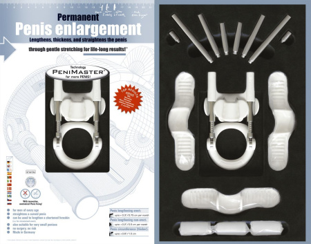фото Экстендер для увеличения члена PeniMaster Chrome, ремешковый, очень надежный
