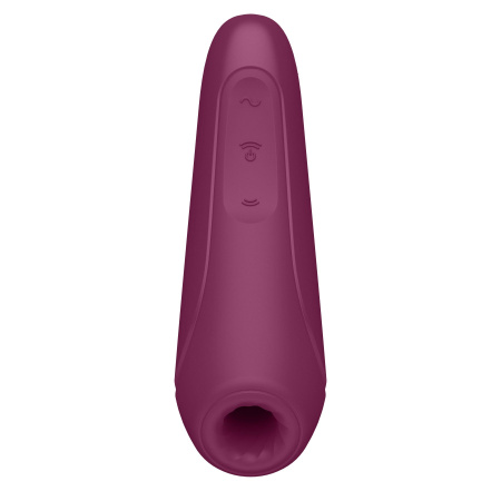 фото Вакуумный клиторальный стимулятор Satisfyer Curvy 1+ Rose Red с управлением через интернет