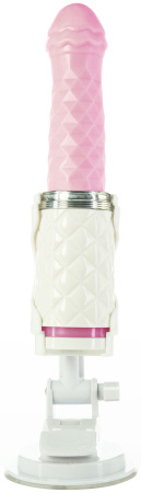фото Роскошный вибратор-пульсатор с присоской Pillow Talk - Feisty Thrusting Vibrator Pink