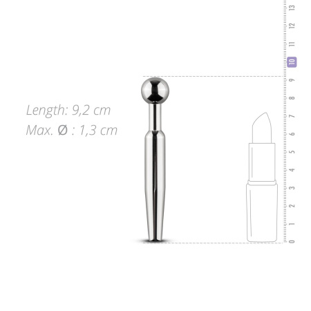 фото Полый уретральный стимулятор Sinner Gear Unbendable - Hollow Penis Plug, длина 7,5см, диаметр 12мм