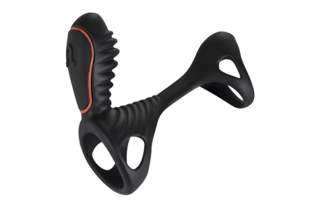 фото Вибронасадка на член Adrien Lastic Gladiator с пультом ДУ, стимуляция клитора и точки G, 2 мотора