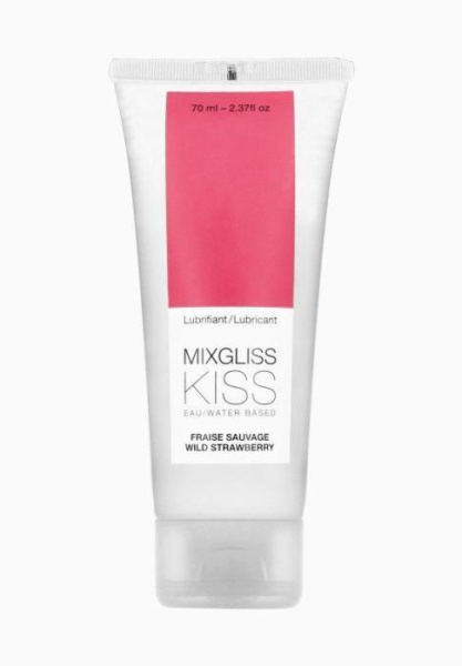 Лубрикант на водной основе MixGliss KISS Wild Strawberry  (70 мл) Дикая Клубничка