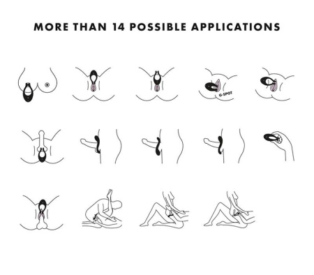 фото Вибратор для пар Satisfyer Endless Joy Black, 3 независимых мотора, многофункциональный