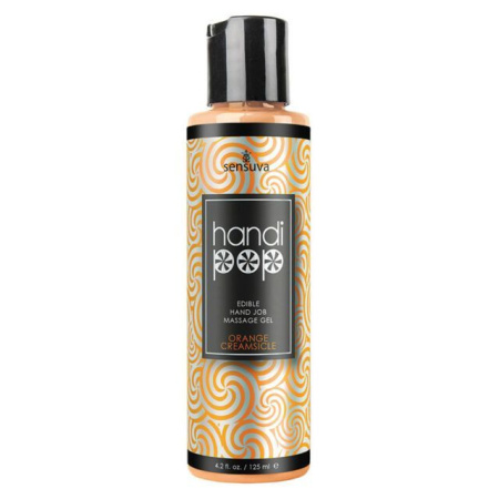 фото Вкусный гель для изысканных мануальных и оральных ласк Sensuva - Handipop Orange Creamsicle (125 мл)