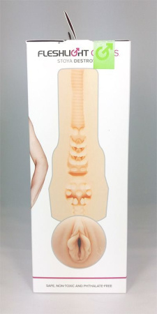 фото Мастурбатор Fleshlight Girls: Stoya - Destroya, со слепка вагины, очень нежный