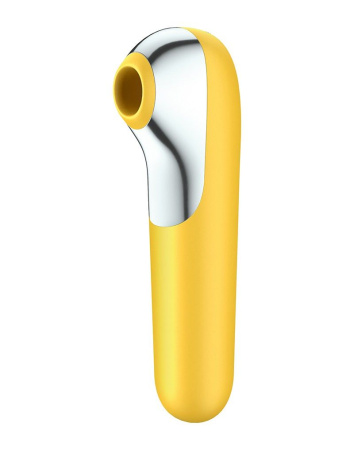 фото Смарт вибратор и вакуумный стимулятор 2-в-1 Satisfyer Dual Love Yellow