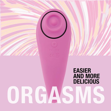 фото Пульсатор для клитора плюс вибратор FeelzToys - FemmeGasm Tapping & Tickling Vibrator Pink