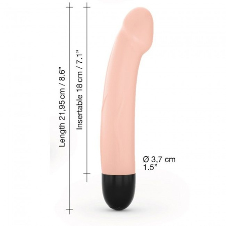 фото Вибратор Dorcel Real Vibration M Flesh 2.0, диам 3,7см, перезаряжаемый, для точки G