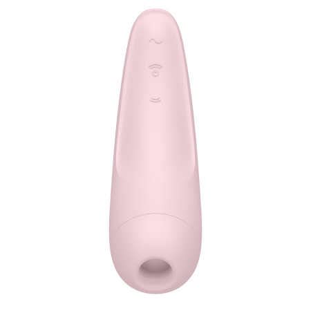 фото Вакуумный клиторальный стимулятор Satisfyer Curvy 2+ Pink с управлением через интернет