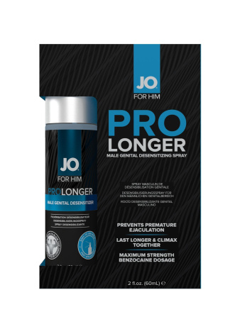 фото Пролонгирующий спрей System JO Prolonger Spray with Benzocaine (60 мл) не содержит минеральных масел