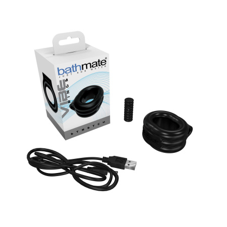 фото Эрекционное виброкольцо Bathmate Vibe Ring Stretch, широкое, может быть ограничителем