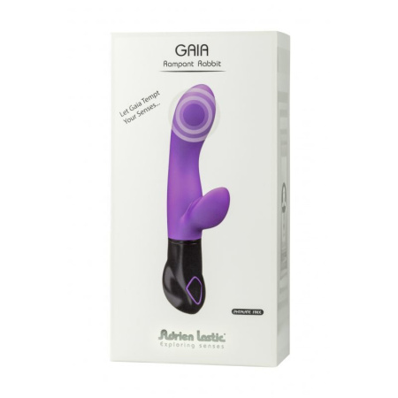 фото Вибратор-кролик Adrien Lastic Gaia, на батарейках, 8 режимов работы