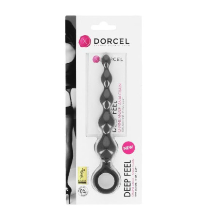 фото Анальная цепочка Dorcel Deep Feel, силикон, макс. диаметр 2,5см, упругая