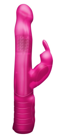 фото Вибратор-кролик Dorcel Baby Rabbit Pink с жемчужным массажем и вращающейся головкой