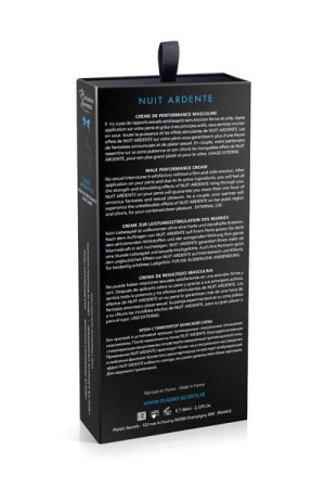 фото Возбуждающий крем для пениса Plaisirs Secrets Nuit Ardente (60 мл), можно для клитора