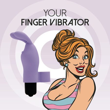 фото Вибратор на палец FeelzToys Magic Finger Vibrator Purple