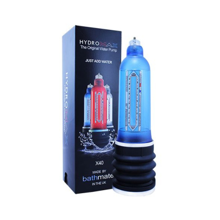 фото Гидропомпа Bathmate Hydromax 9 Blue (X40), для члена длиной от 18 до 23см, диаметр до 5,5см