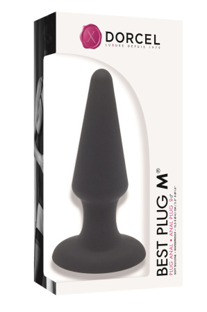 фото Анальная пробка Dorcel Best Plug M мягкий soft-touch силикон, макс. диаметр 4,1см
