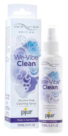 фото Антибактериальный спрей pjur We-Vibe Clean 100 мл без спирта и ароматизаторов фото Антибактериальный спрей pjur We-Vibe Clean 100 мл без спирта и ароматизаторов
