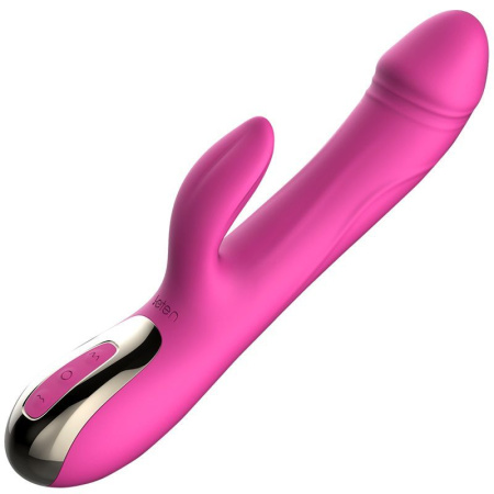 фото Вибратор-пульсатор Leten Automatical Thrusting Vibrator с подогревом, перезаряжаемый, 10 режимов