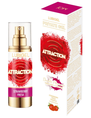 фото Жидкий вибратор MAI Lubigel Strawberry (30 мл), густой гель, очень вкусный, действует до 30 минут