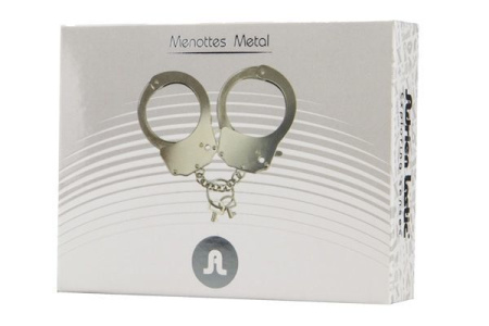 фото Наручники металлические Adrien Lastic Handcuffs Metallic (полицейские)