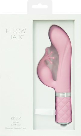 фото Роскошный вибратор-кролик Pillow Talk - Kinky Pink с кристаллом Сваровски, мощный фото Роскошный вибратор-кролик Pillow Talk - Kinky Pink с кристаллом Сваровски, мощный