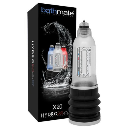 фото Гидропомпа Bathmate Hydromax 5 Clear (X20), для члена длиной от 7,5 до 12,5см, диаметр до 4,5см