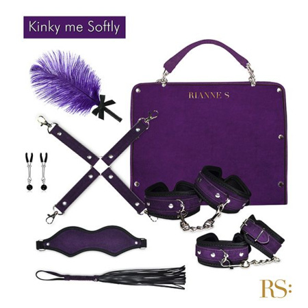 фото Подарочный набор для BDSM RIANNE S - Kinky Me Softly Purple: 8 предметов для удовольствия