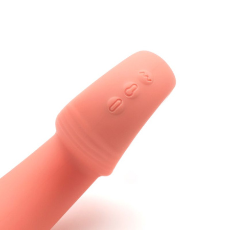 фото Анальный вибратор KisToy Klein Orange с надувающимся кончиком, unisex, диаметр 35-50мм