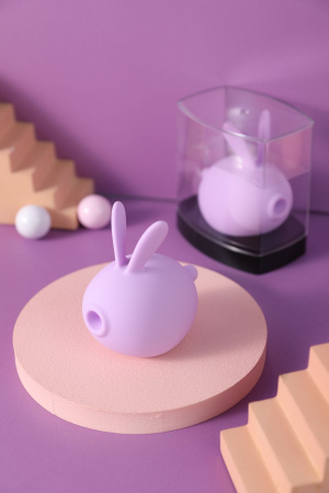 фото Вакуумный клиторальный стимулятор с вибрацией KisToy Miss KK Purple