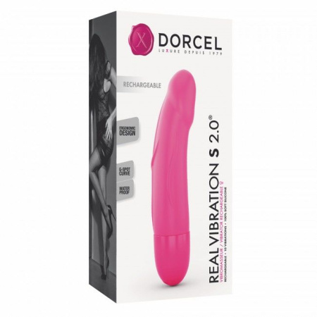 фото Вибратор Dorcel Real Vibration S Magenta 2.0, диам 3,7см, перезаряжаемый, для точки G