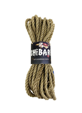 фото Джутовая веревка для Шибари Feral Feelings Shibari Rope, 8 м серая