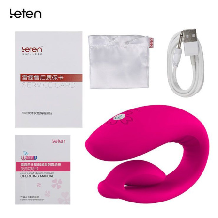 фото Смарт-вибратор для пар Leten Vivi, интенсивный массаж точки G