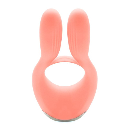 фото Вибратор для пар KisToy Martin Orange, два мотора, крепление на член, диаметр 32мм