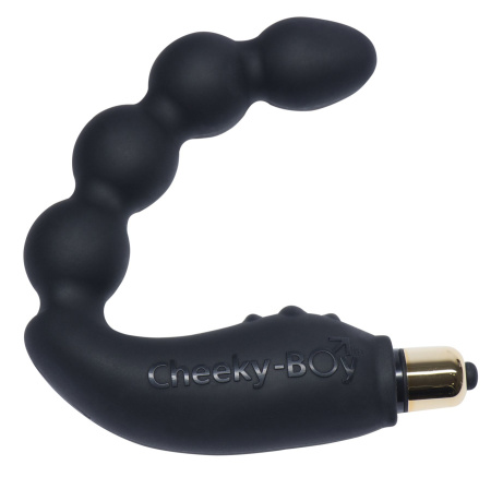 фото Вибромассажер простаты Rocks Off Cheeky-Boy Black, массаж промежности, макс диаметр 3,5см