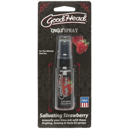 фото Спрей для минета Doc Johnson GoodHead Tingle Spray – Strawberry (29 мл) со стимулирующим эффектом