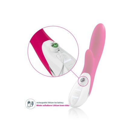 фото Вибратор-кролик Mystim Danny Divido Pink с глубокой вибрацией, 2 мотора фото Вибратор-кролик Mystim Danny Divido Pink с глубокой вибрацией, 2 мотора