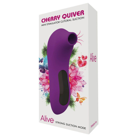 фото Недорогой вакуумный клиторальный стимулятор Alive Cherry Quiver