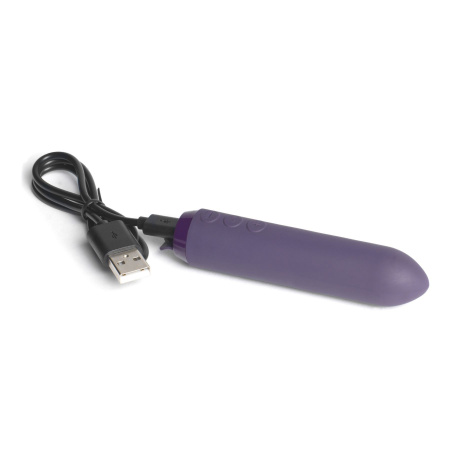 фото Минивибратор Je Joue - Classic Bullet Vibrator Purple с глубокой вибрацией и фиксацией на палец