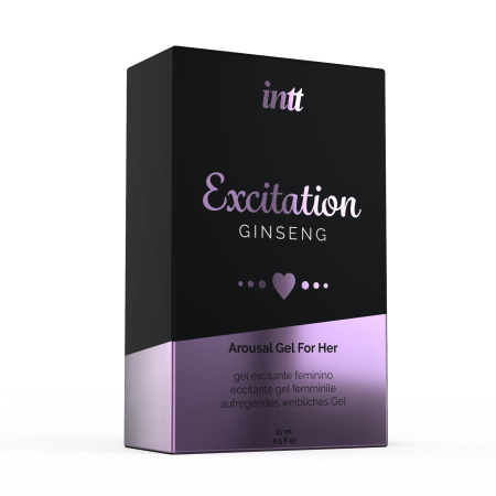 фото Возбуждающий гель Intt Excitation (15 мл) с экстрактом женьшеня, с эффектом вибрации фото Возбуждающий гель Intt Excitation (15 мл) с экстрактом женьшеня, с эффектом вибрации