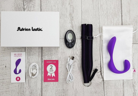 фото Вибратор под одежду Adrien Lastic Mr.Hook с пультом LRS