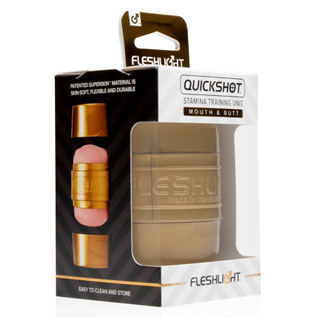 фото Мастурбатор Fleshlight Quickshot STU, компактный, отлично для пар и минета