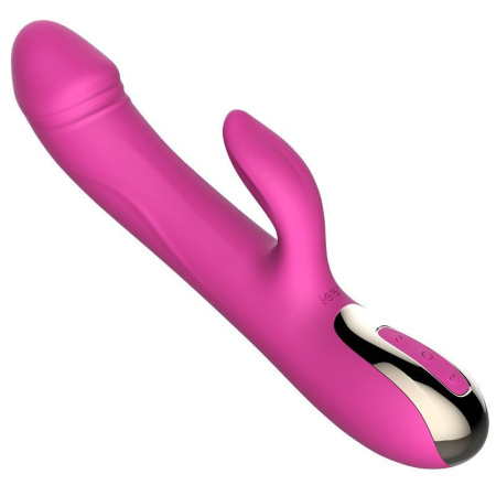 фото Вибратор-пульсатор Leten Automatical Thrusting Vibrator с подогревом, перезаряжаемый, 10 режимов